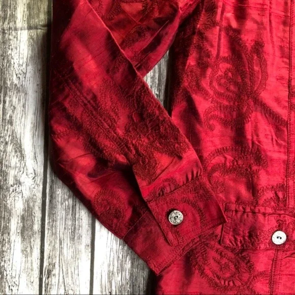 Chico’s Jacket Red Jacket NWT Chico’s Size…